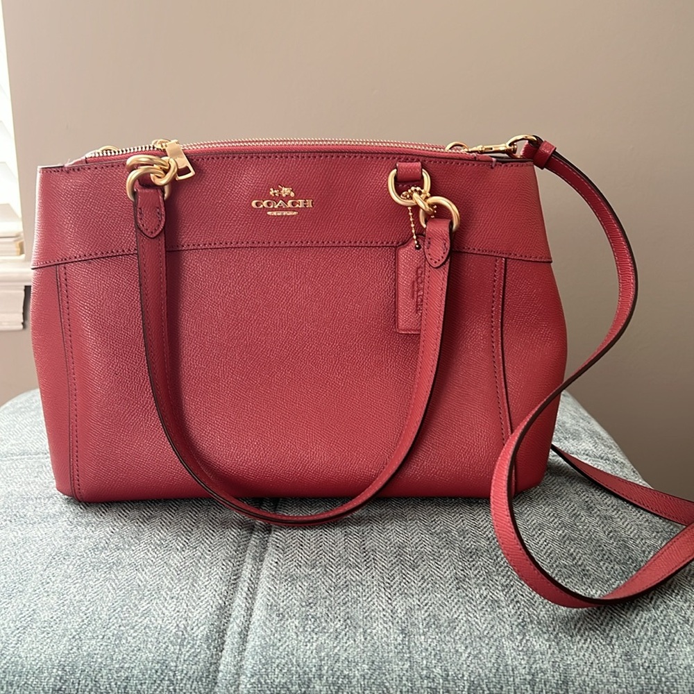 Coach leather bag in pink - Picture 2 of 11